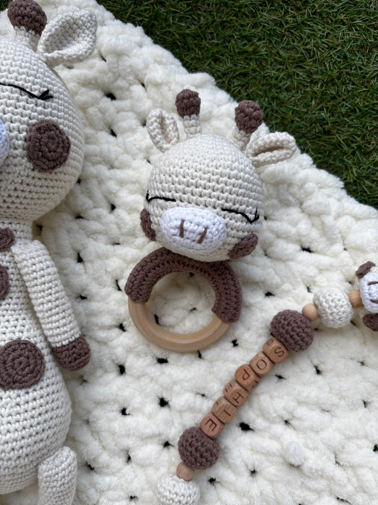 Trio Poupée Girafe