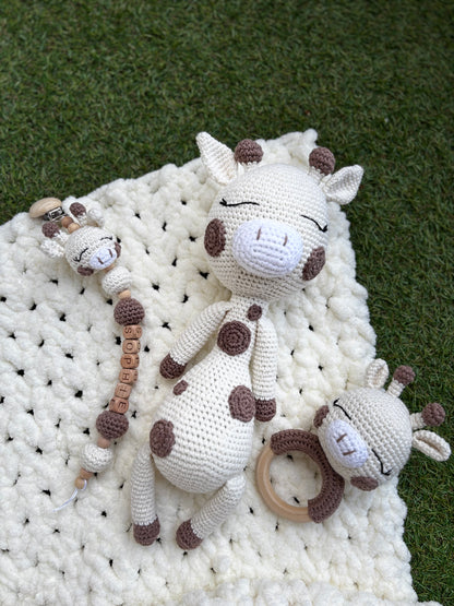 Trio Poupée Girafe